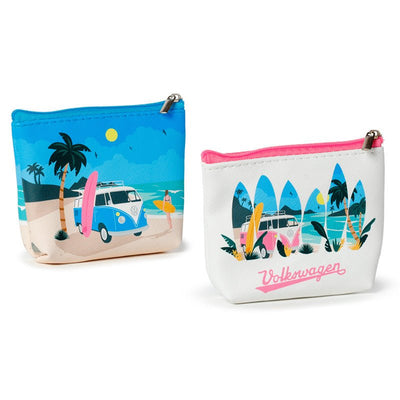 Volkswagen VW T1 Camper Bus Waves are Calling PVC Purse - Gift Arch