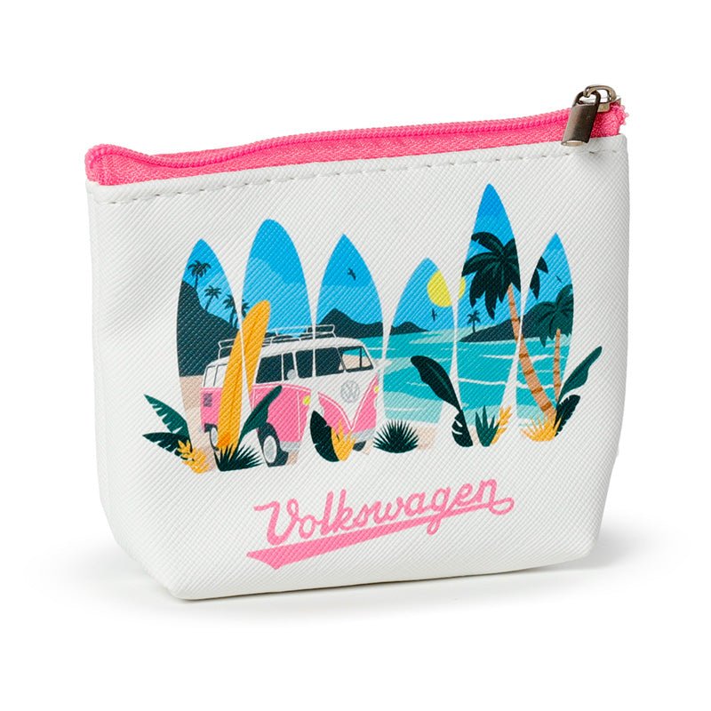 Volkswagen VW T1 Camper Bus Waves are Calling PVC Purse - Gift Arch