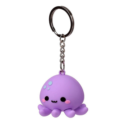 Wendy the Octopus Adoramals 3D PVC Keyring - Gift Arch