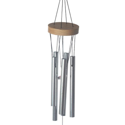 Wooden Wind Chime with Metal Tubes 37cm - Gift Arch