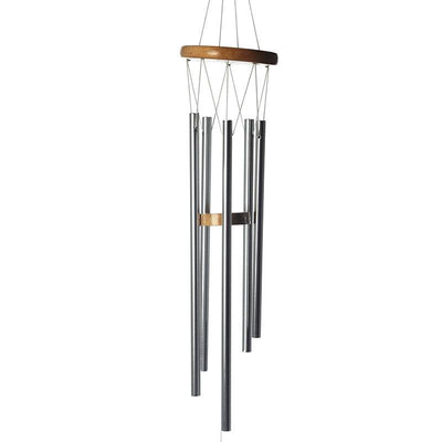 Wooden Wind Chime with Metal Tubes 77cm - Gift Arch