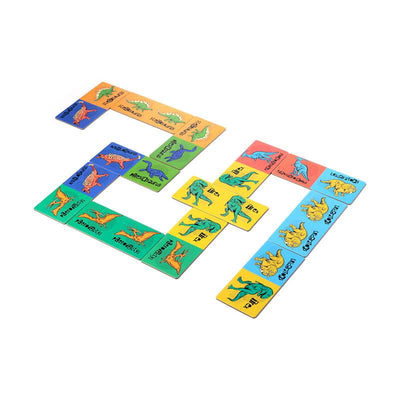 Dinosauria Kids Dominoes Set - Gift Arch