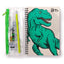 Dinosauria Ring Bound Notepad & Pencil Case 6 Piece Stationery Set - Gift Arch