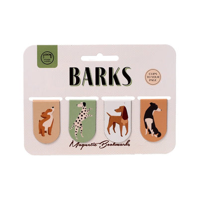 Barks Dog Magnetic Bookmark Set - Gift Arch