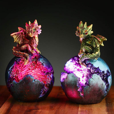 Baby Dragon LED Geode Dragon Egg - Gift Arch