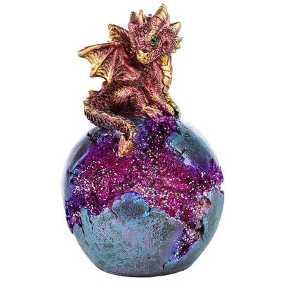 Baby Dragon LED Geode Dragon Egg - Gift Arch