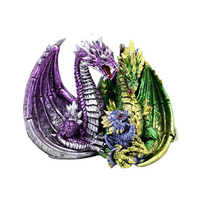 Dark Legends Child of the Earth & Sky Dragon Family - Gift Arch