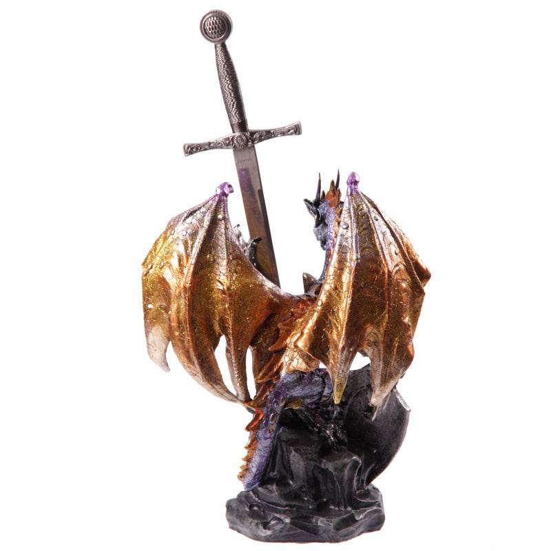Dark Legends Fire Shield Dragon - Gift Arch