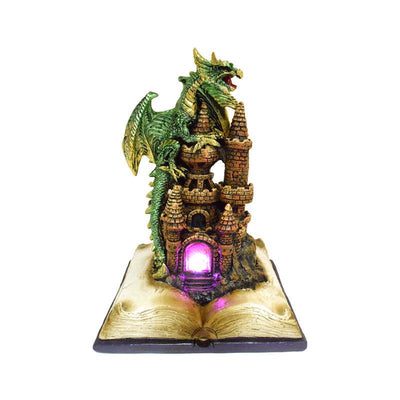 Dark Legends LED Enchanted Fairytale Castle Earth Dragon - Gift Arch