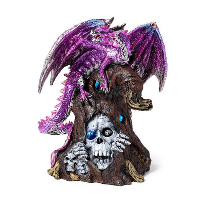 Dark Legends LED Keeper of the Death Gate Amethyst Dragon - Gift Arch