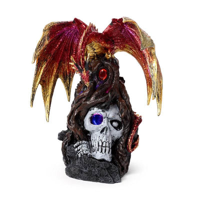 Dark Legends LED Keeper of the Death Gate Ruby Dragon - Gift Arch