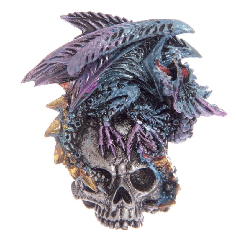 Dark Legends Silver Skull Dragon Magnet - Gift Arch