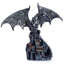 Dark Legends Wings of Magic Silver Castle Guardian Dragon - Gift Arch