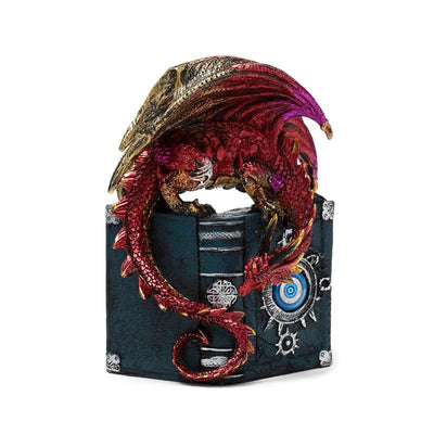 Enchanted Nightmare All Seeing Book Fire Dragon - Gift Arch