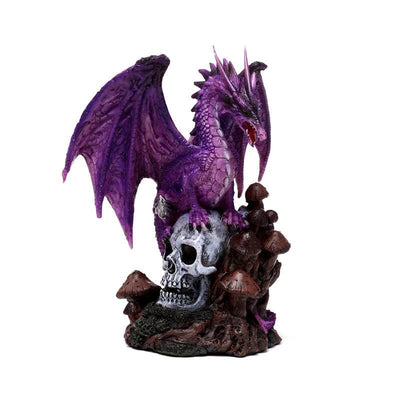 Enchanted Nightmare Amethyst Spirit of the Forest Skull Dragon - Gift Arch
