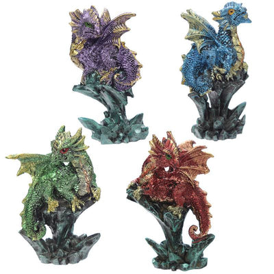 Enchanted Nightmare Dragon Mini Rock Crystal - Gift Arch