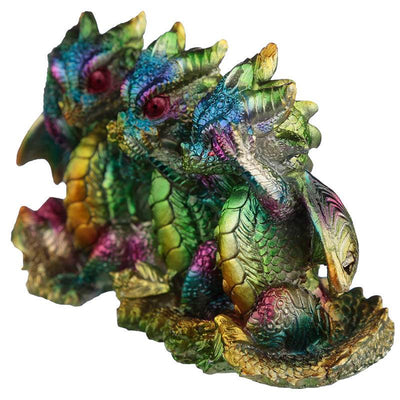 Rainbow Dragon Metallic Hear No See No Speak No Evil - Gift Arch