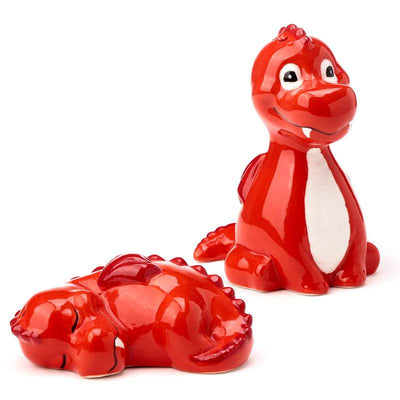 Red Dragon Ceramic Salt & Pepper Set - Gift Arch