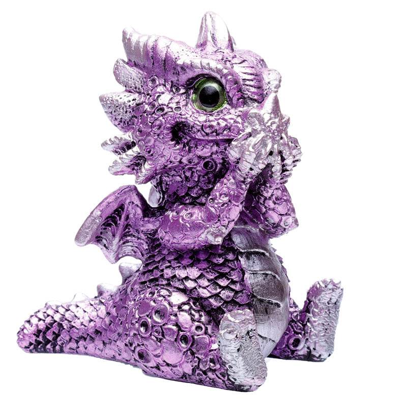 Set of 3 Elements Baby Dragon Hear No Speak No See No Evil - Gift Arch