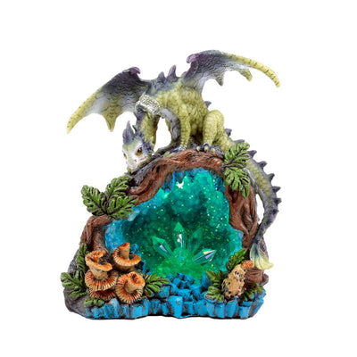 Sweet Dreams Baby Dragon LED Woodland Crystal Cave - Gift Arch