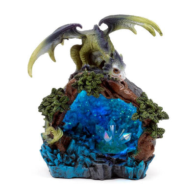 Sweet Dreams Baby Dragon LED Woodland Crystal Den - Gift Arch
