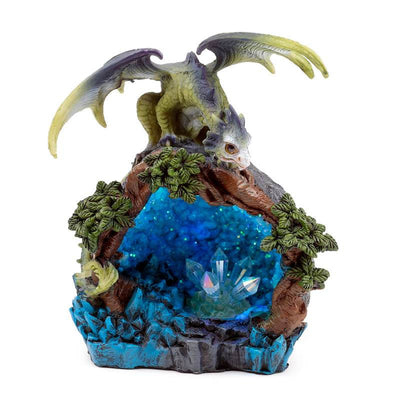 Sweet Dreams Baby Dragon LED Woodland Crystal Den - Gift Arch