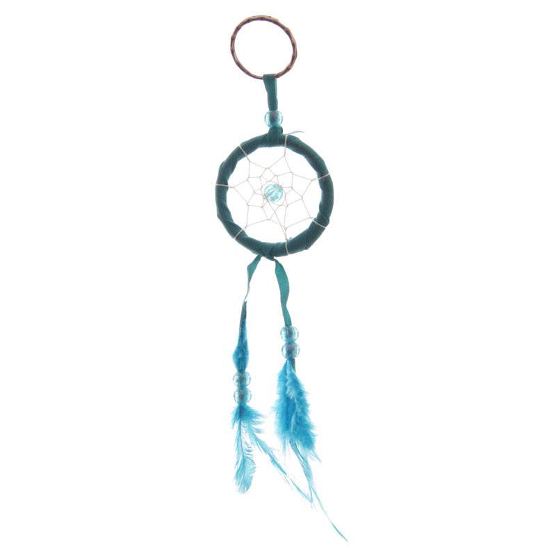 Bright Mini Feather Dreamcatcher Keyring - Gift Arch