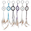 Mini Feather Dreamcatcher Key Ring with Beads - Gift Arch