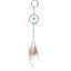 Mini Feather Dreamcatcher Key Ring with Beads - Gift Arch
