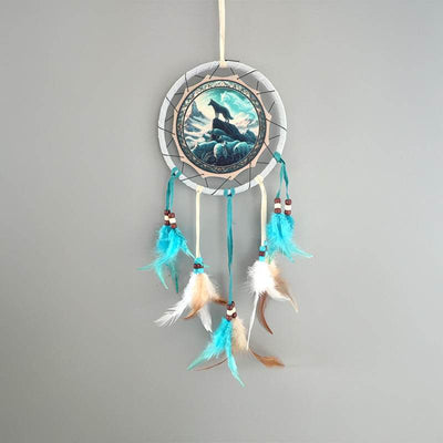 Spirit of the Wolf Pack Dreamcatcher 16cm - Gift Arch