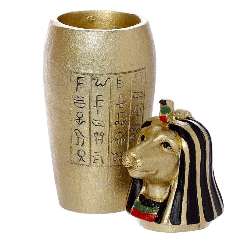 Gold Egyptian Canopic Jar - Gift Arch