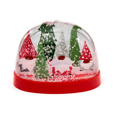 Christmas Gonk Large Glitter Snow Storm - Gift Arch