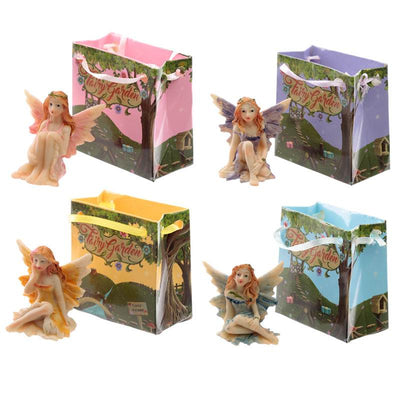 Flower Fairy Garden Fairy in a Mini Gift Bag - Gift Arch