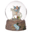 Flower Fairy Riding Unicorn Snow Globe - Gift Arch
