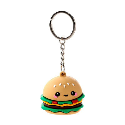 Hammy the Burger Foodiemals 3D PVC Keyring - Gift Arch