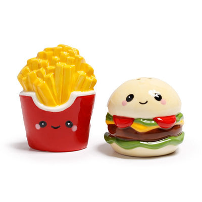 Hammy the Burger & Fries Foodiemals Ceramic Salt & Pepper Set - Gift Arch