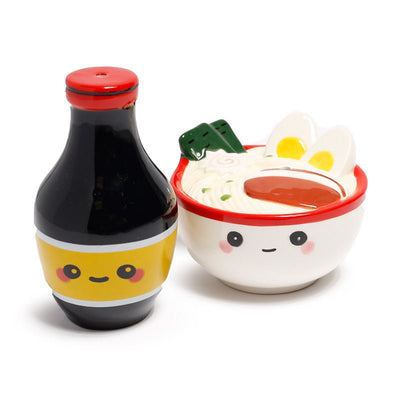 Nori the Ramen Foodiemals Ceramic Salt & Pepper Set - Gift Arch