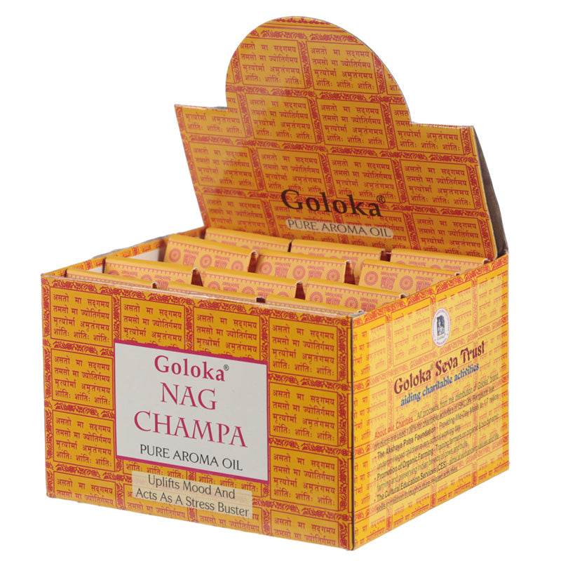 Goloka Aroma Oil Nag Champa 10ml - Gift Arch