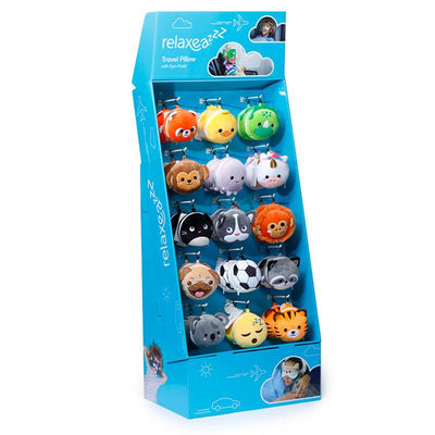 15 Hook FSDU Display Unit for Relaxeazzz Travel Pillows & Eye Masks - Gift Arch