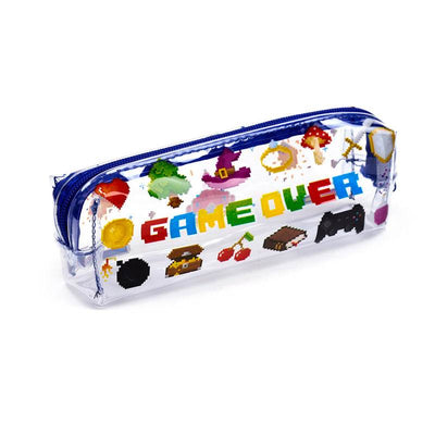 Game Over Clear Pencil Case - Gift Arch
