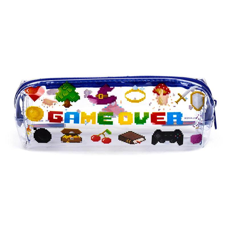 Game Over Clear Pencil Case - Gift Arch