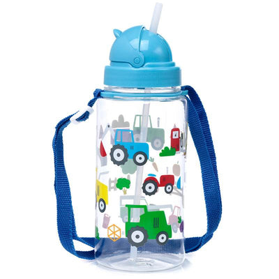 450ml Children's Shatterproof Water Bottle Little Tractors - Gift Arch