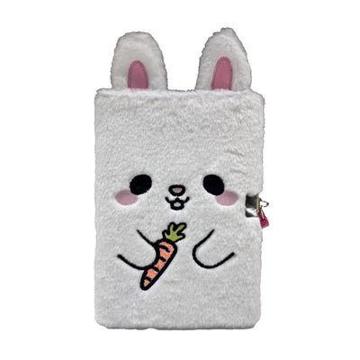 Adoramals Frances the Rabbit Plush Lockable Notebook with Padlock & Key - Gift Arch
