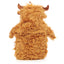 Highland Coo Cow 650ml Hot Water Bottle with Plush Cover - Gift Arch