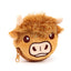Highland Coo Cow Mini Change Plush Purse - Gift Arch
