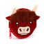 Highland Coo Cow Mini Change Plush Purse - Gift Arch