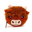 Highland Coo Cow Mini Change Plush Purse - Gift Arch