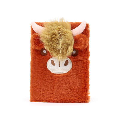 Highland Coo Cow Plush A5 Notebook - Gift Arch