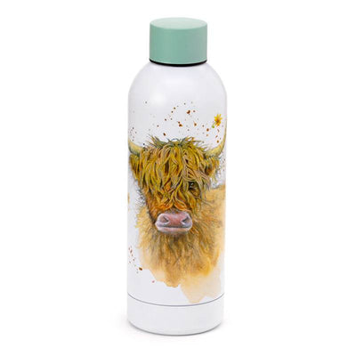 Jan Pashley Highland Coo Cow Hot & Cold Drinks Bottle 530ml - Gift Arch