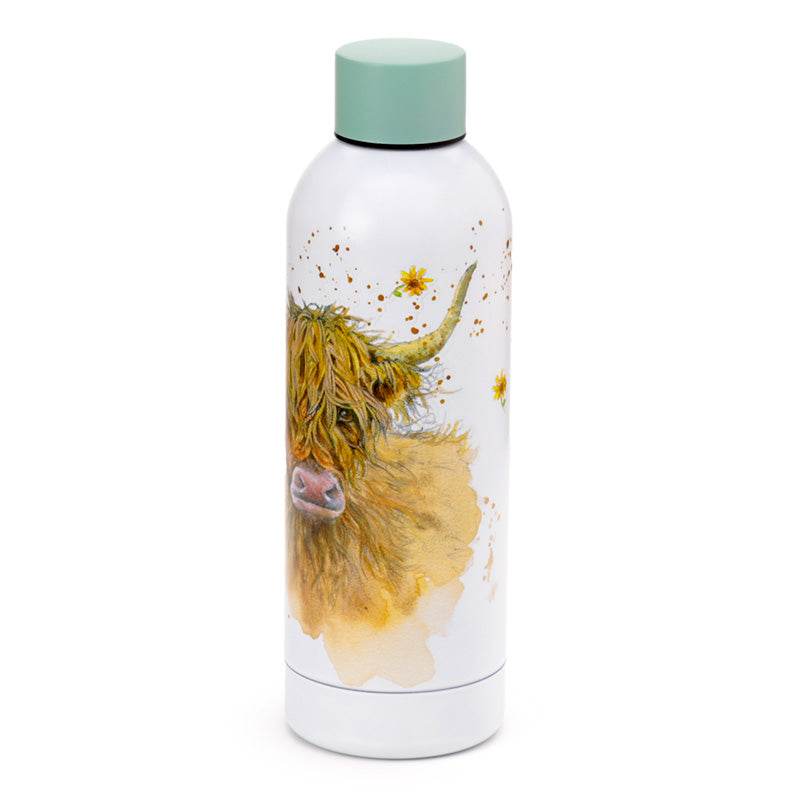 Jan Pashley Highland Coo Cow Hot & Cold Drinks Bottle 530ml - Gift Arch